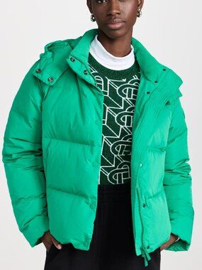Sweaty Betty Skye Puffer Down Jacket Electro Green size Small